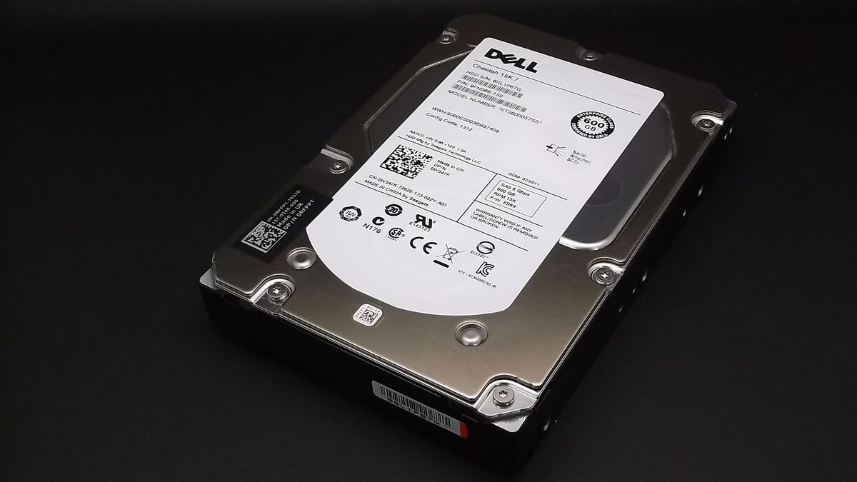 Dell 600GB SAS HDD - W347K